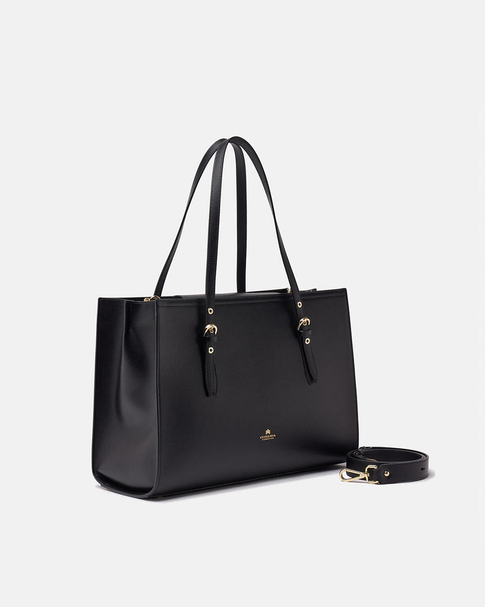 Shopping Bag Black  - Shopping - Women's Bags - Bags - Cuoieria Fiorentina