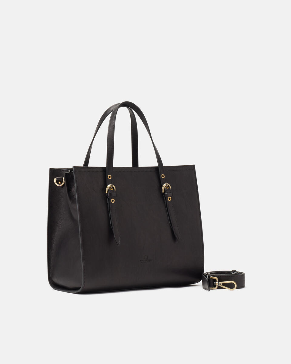 Tote bag Black  - Shopping - Women's Bags - Bags - Cuoieria Fiorentina