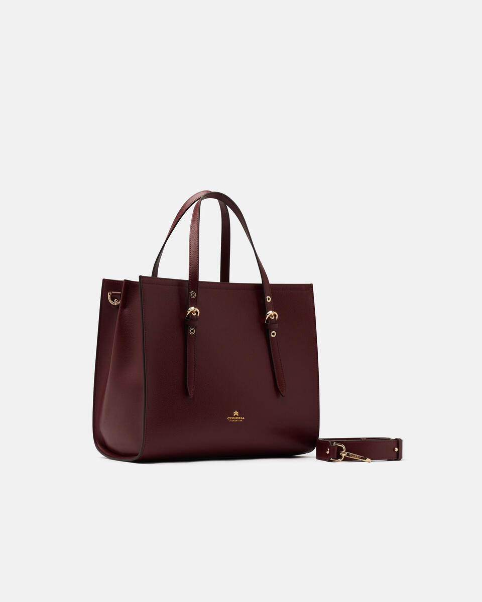 Eva medium shopping Bordeaux  - Tote Bag - Borse Donna - Borse - Cuoieria Fiorentina