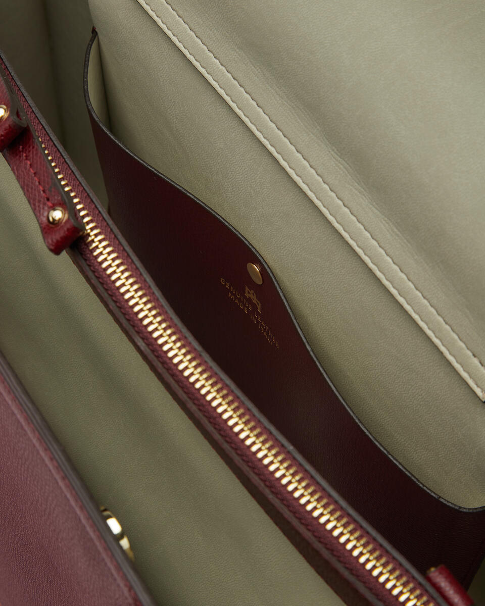 Eva medium shopping Bordeaux  - Tote Bag - Borse Donna - Borse - Cuoieria Fiorentina