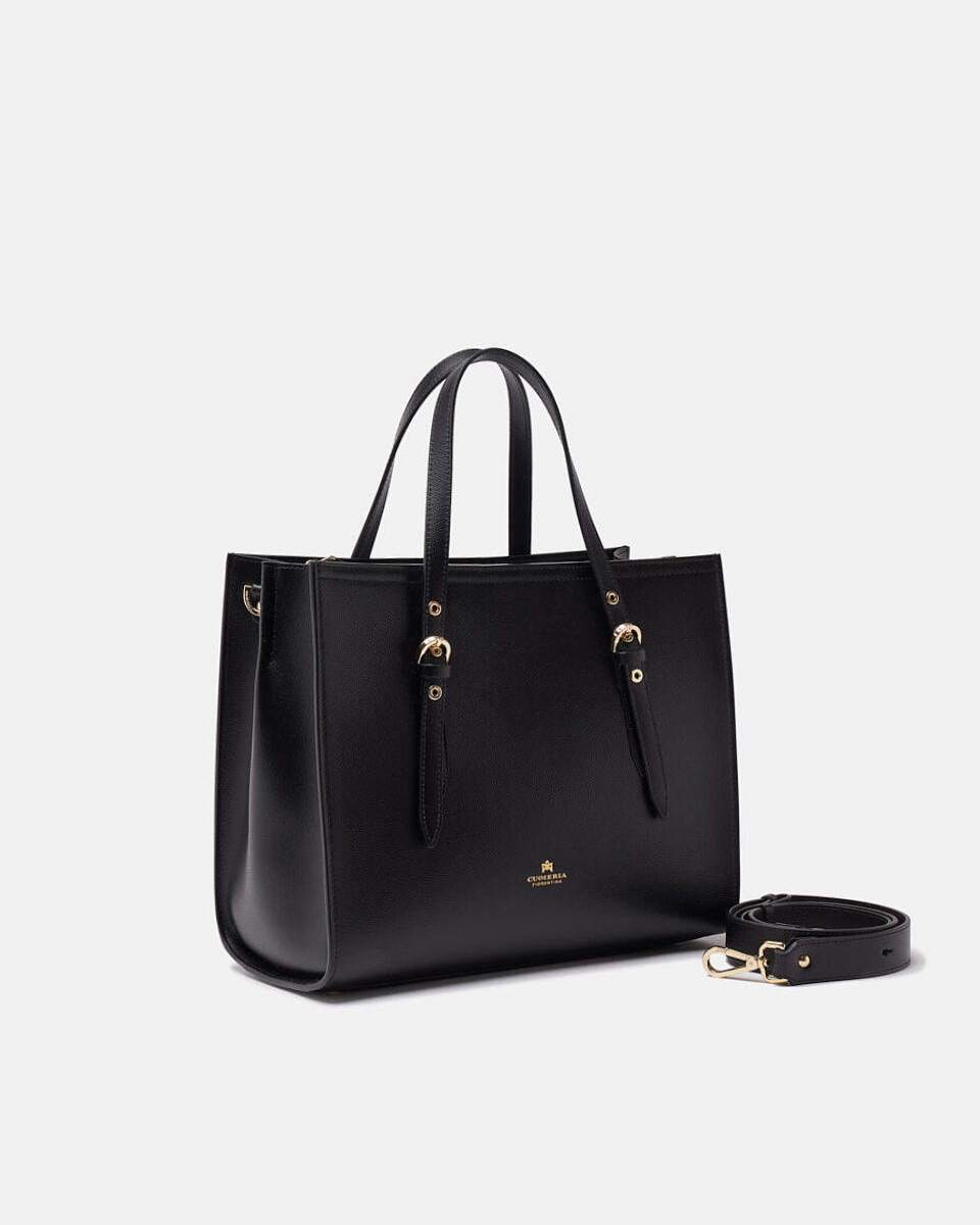 Tote bag Black  - Tote Bag - Women's Bags - Bags - Cuoieria Fiorentina