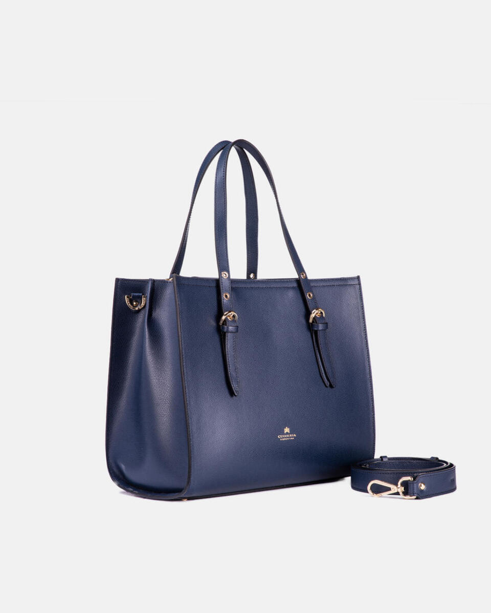 Eva medium shopping NAVY  - Tote Bag - Borse Donna - Borse - Cuoieria Fiorentina