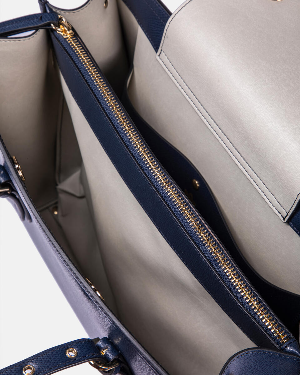 Tote bag Navy  - Shopping - Women's Bags - Bags - Cuoieria Fiorentina