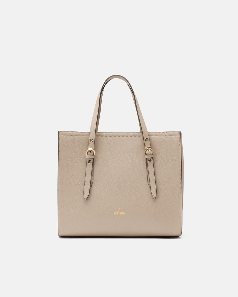 Eva medium shopping Taupe  - Tote Bag - Borse Donna - Borse - Cuoieria Fiorentina