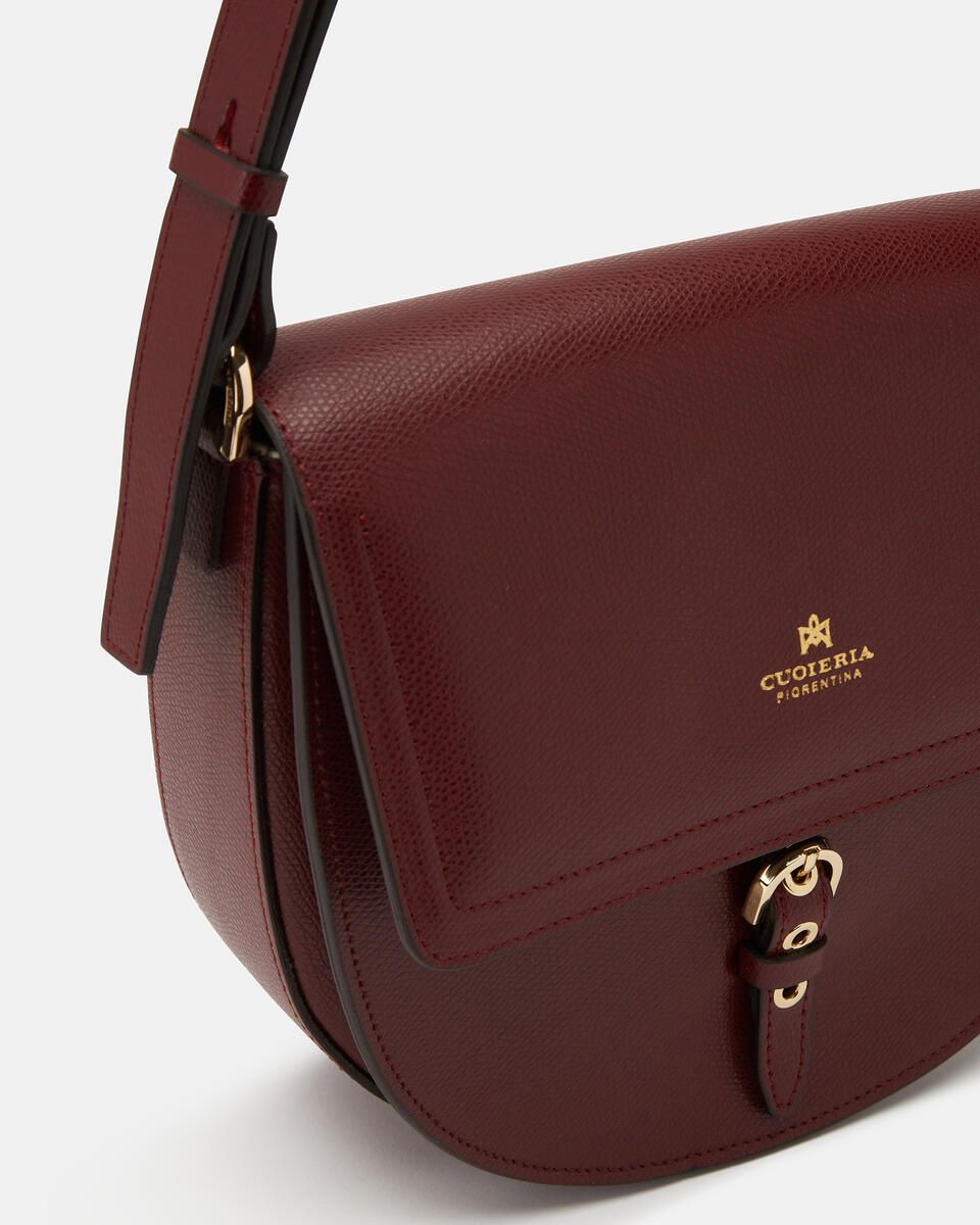 Eva crossbody Bordeaux  - Tracolla - Borse Donna - Borse - Cuoieria Fiorentina