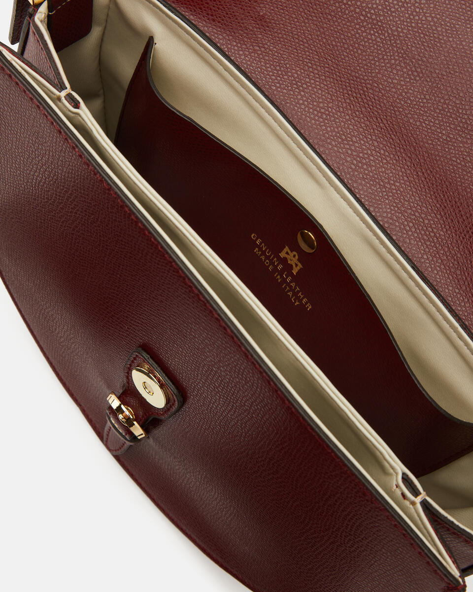Eva crossbody Bordeaux  - Tracolla - Borse Donna - Borse - Cuoieria Fiorentina