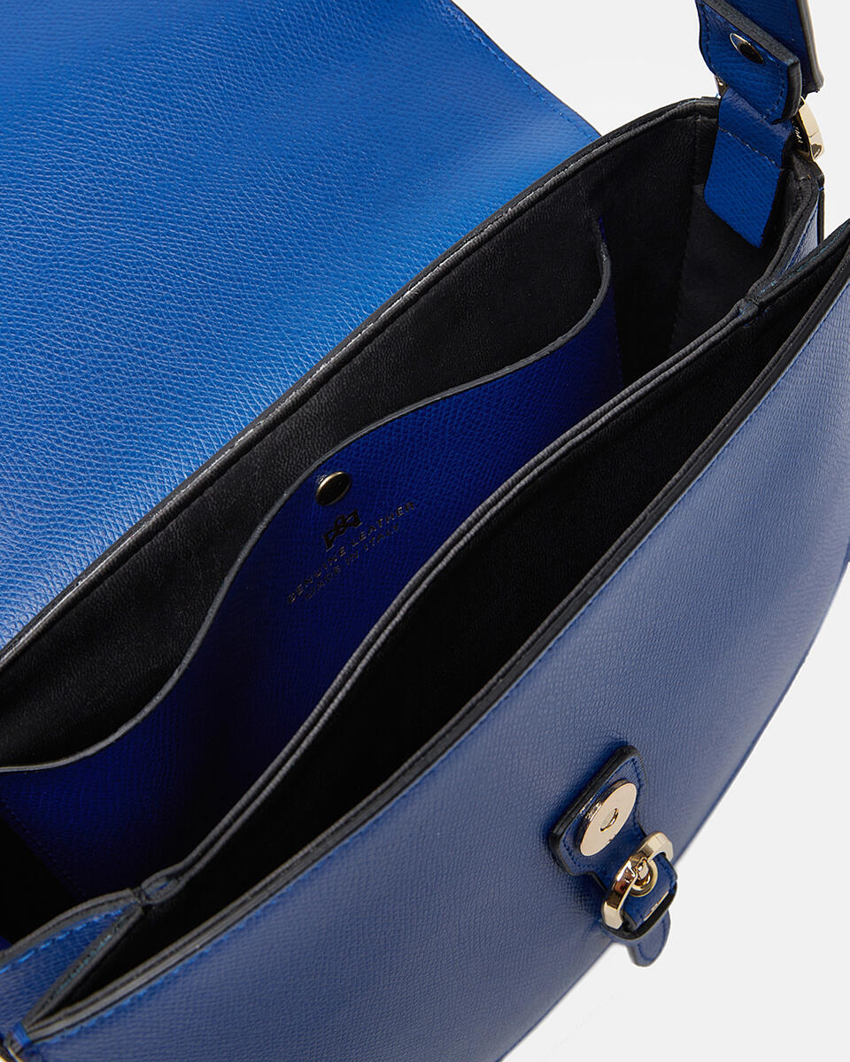 Eva crossbody Bluette  - Messenger - Borse Donna - Borse - Cuoieria Fiorentina