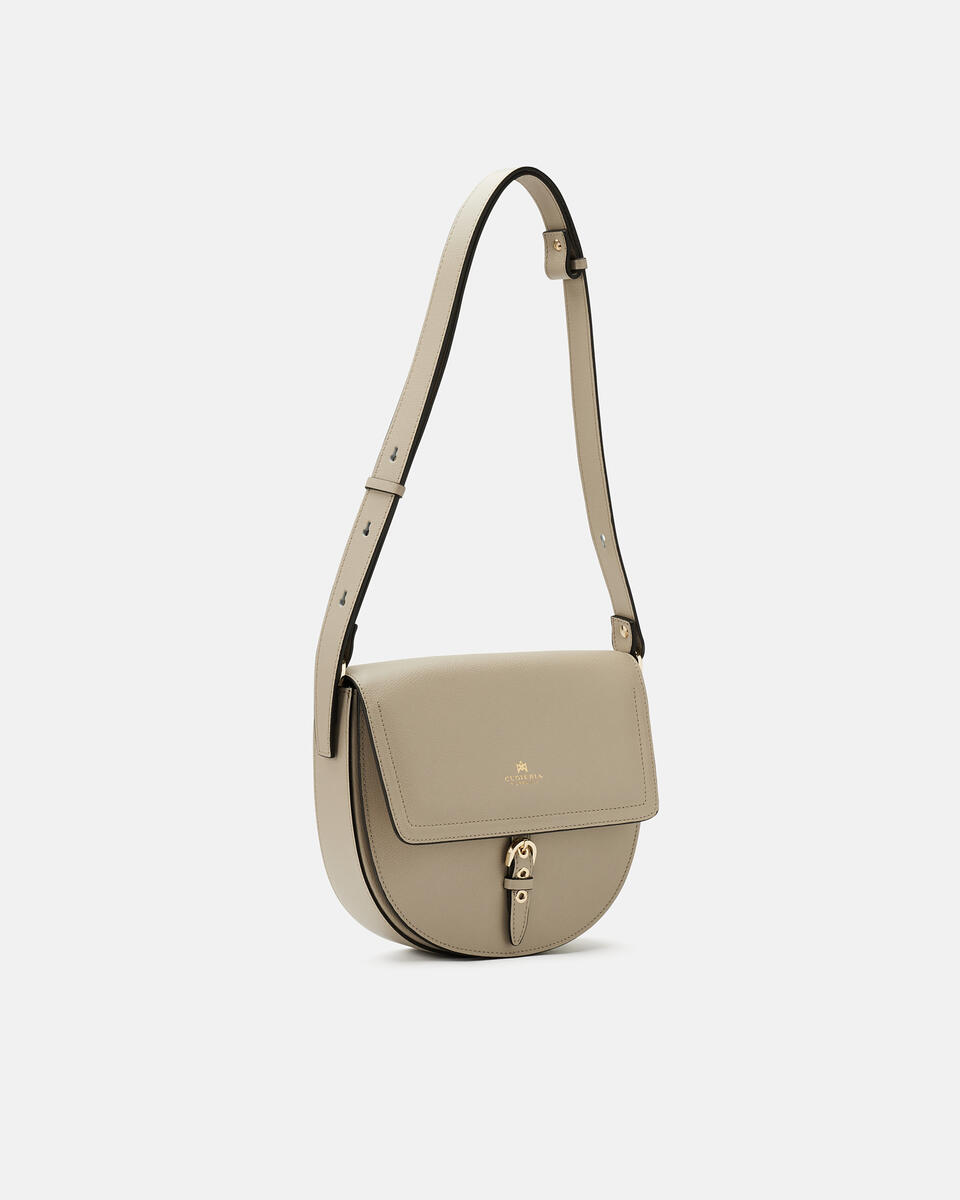 Eva crossbody Taupe  - Tracolla - Borse Donna - Borse - Cuoieria Fiorentina