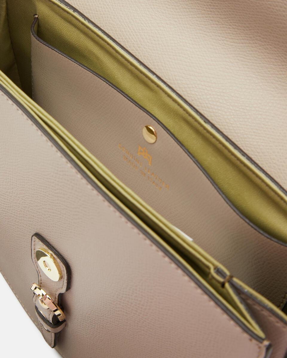 Eva crossbody Taupe  - Tracolla - Borse Donna - Borse - Cuoieria Fiorentina