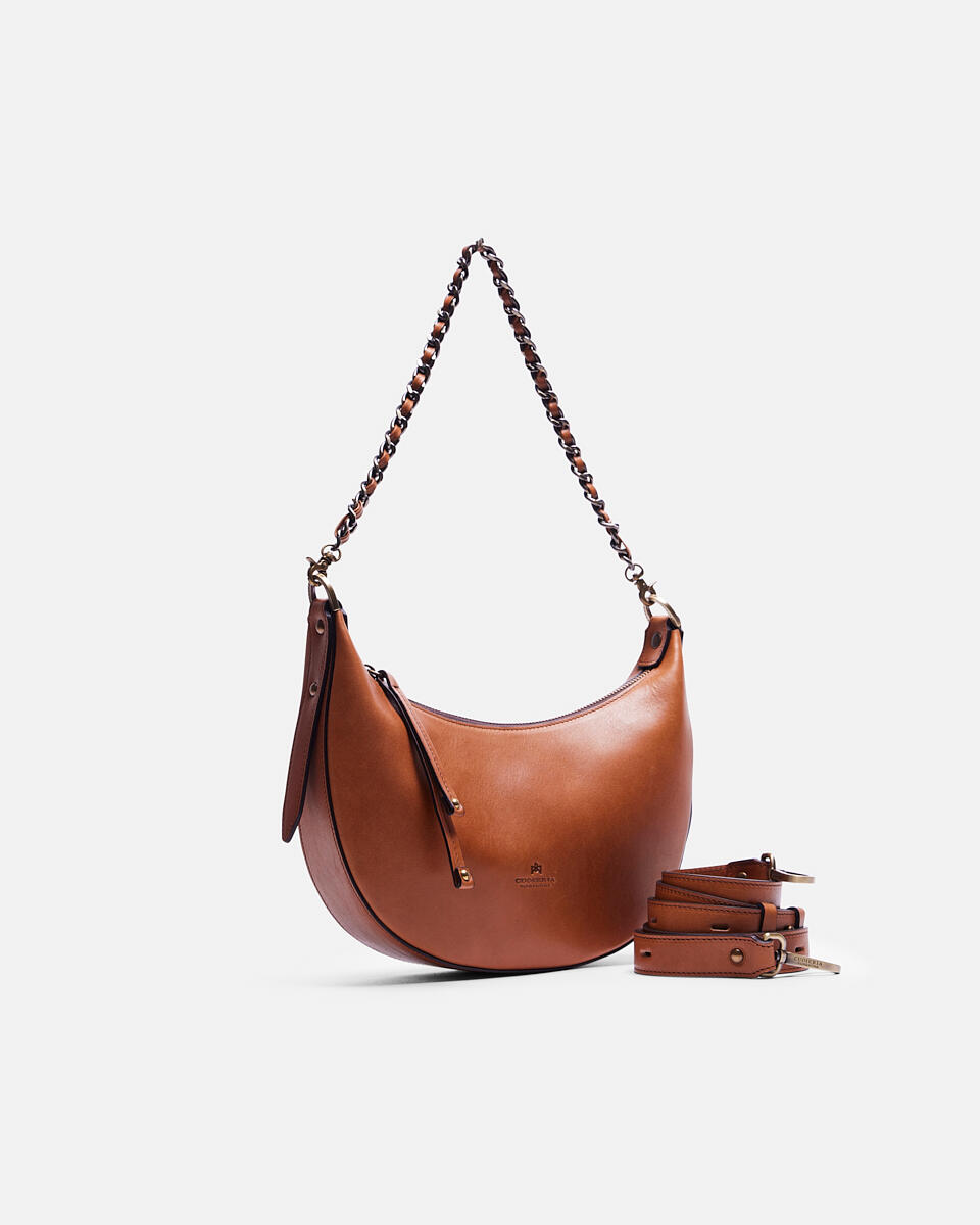 Eva Small Hobo NATURALE  - Borse A Spalla - Borse Donna - Borse - Cuoieria Fiorentina