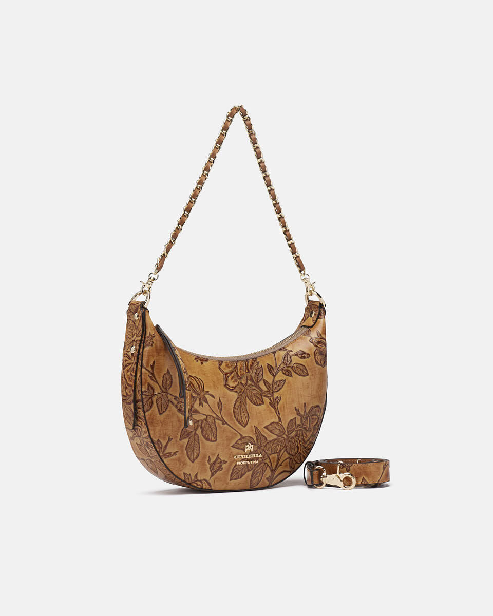 HOBO BAG Beige  - Shoulder Bags - Women's Bags - Bags - Cuoieria Fiorentina