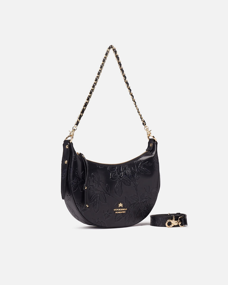 HOBO BAG Black  - Shoulder Bags - Women's Bags - Bags - Cuoieria Fiorentina