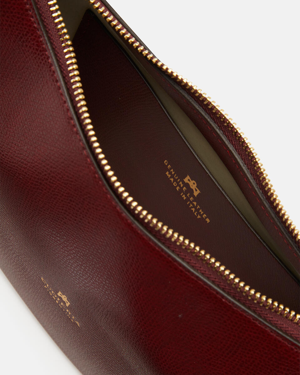 Eva small hobo Bordeaux  - Borse A Spalla - Borse Donna - Borse - Cuoieria Fiorentina