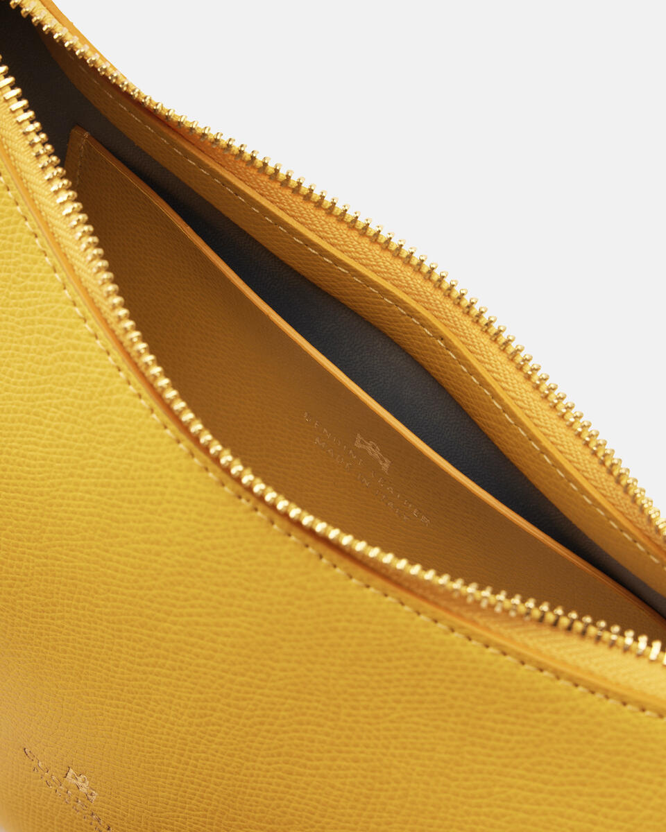 HOBO BAG Yellow  - Shoulder Bags - Women's Bags - Bags - Cuoieria Fiorentina