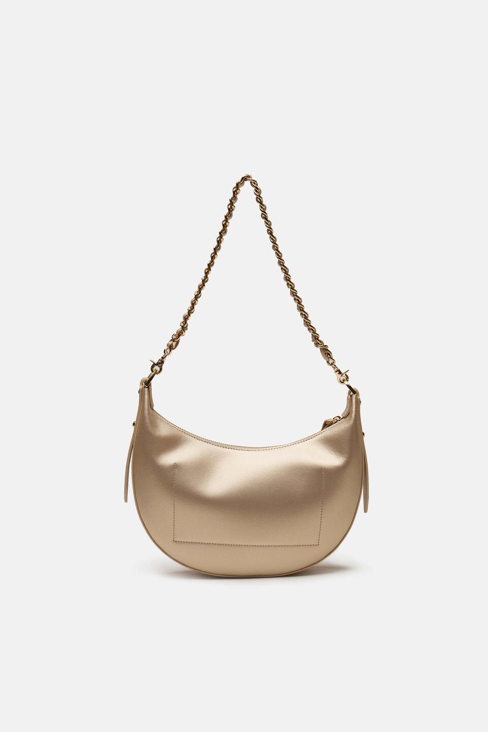 Small Hobo Gold  - Shoulder Bags - Women's Bags - Bags - Cuoieria Fiorentina