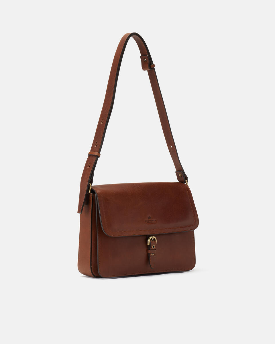 MESSENGER Brown  - Messenger Bags - Women's Bags - Bags - Cuoieria Fiorentina