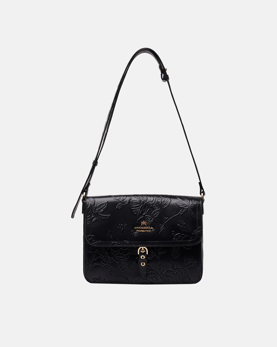 MESSENGER Black  - Messenger Bags - Women's Bags - Bags - Cuoieria Fiorentina