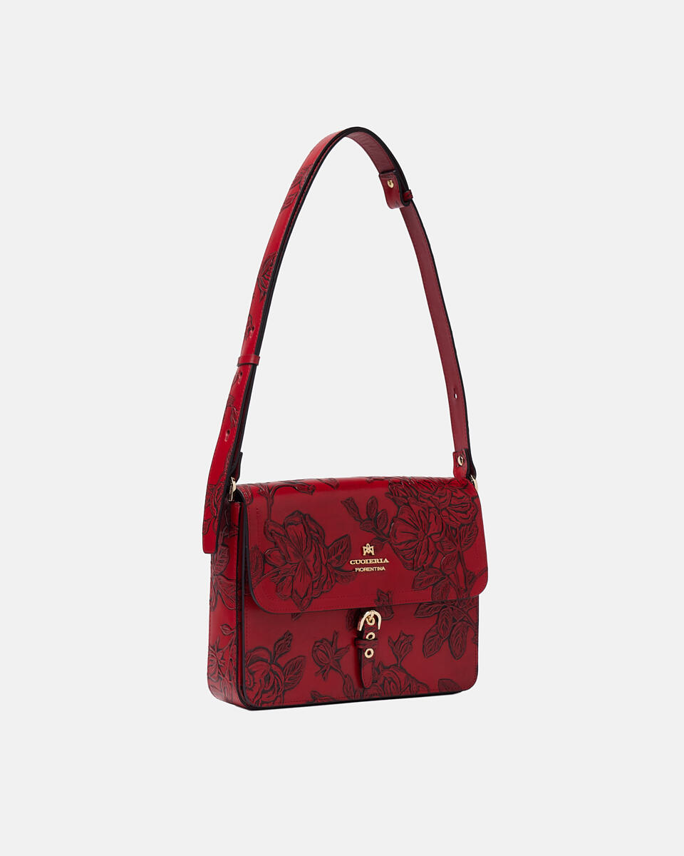 MESSENGER Red  - Messenger Bags - Women's Bags - Bags - Cuoieria Fiorentina