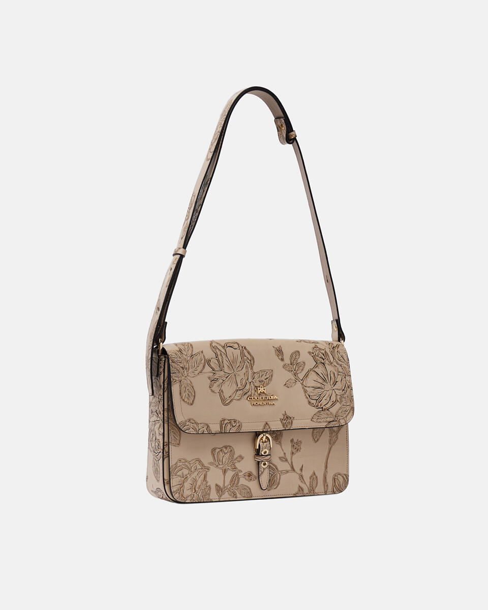 MESSENGER Taupe  - Messenger Bags - Women's Bags - Bags - Cuoieria Fiorentina