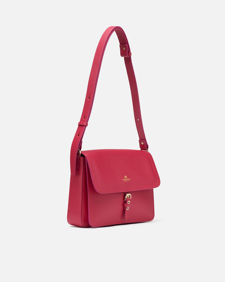 MESSENGER Fuchsia   - Shoulder Bags - Women's Bags - Bags - Cuoieria Fiorentina