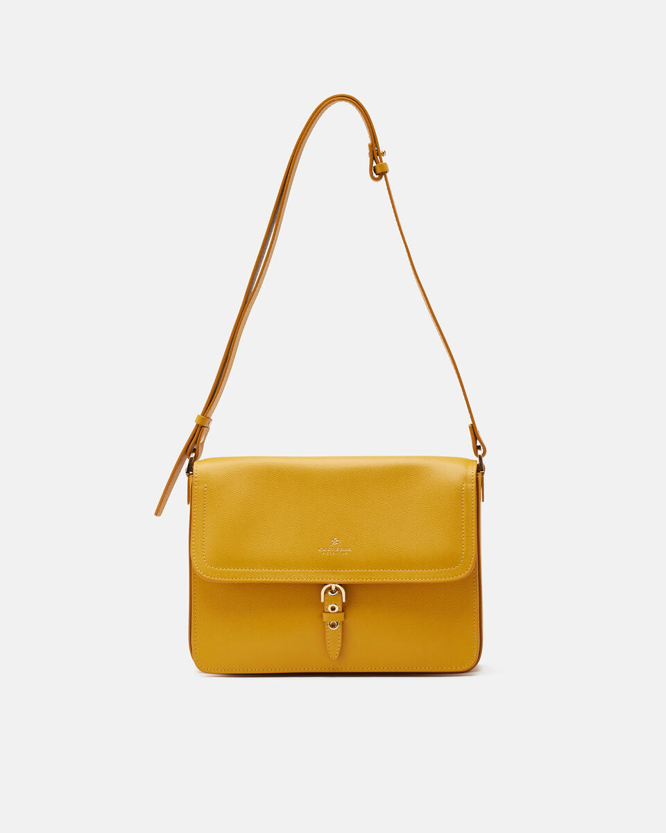 MESSENGER Yellow  - Shoulder Bags - Women's Bags - Bags - Cuoieria Fiorentina