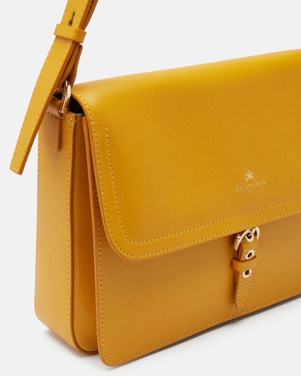 MESSENGER Yellow  - Shoulder Bags - Women's Bags - Bags - Cuoieria Fiorentina