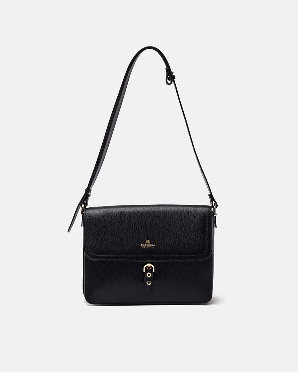 MESSENGER Black  - Shoulder Bags - Women's Bags - Bags - Cuoieria Fiorentina