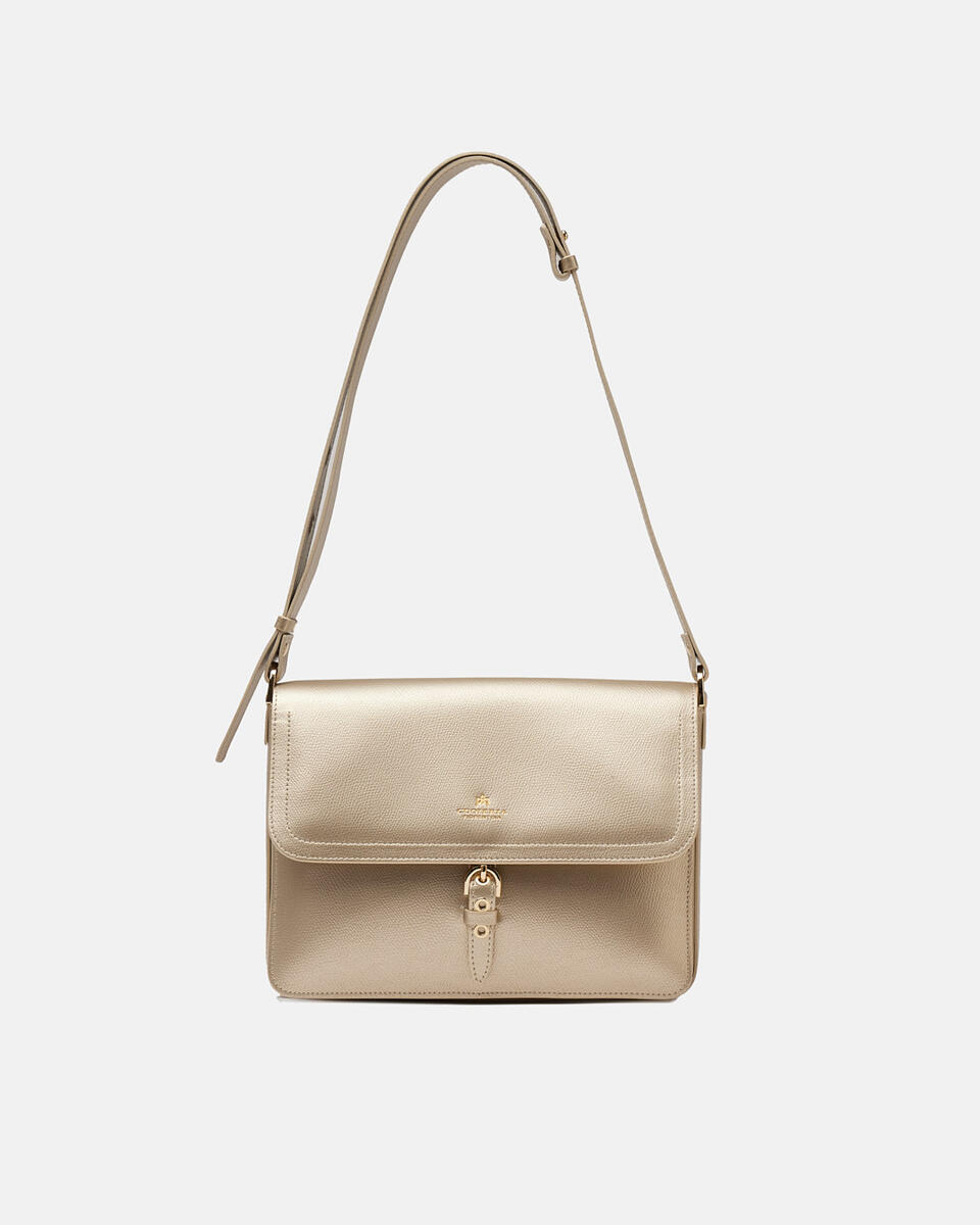 MESSENGER Gold  - Messenger Bags - Women's Bags - Bags - Cuoieria Fiorentina
