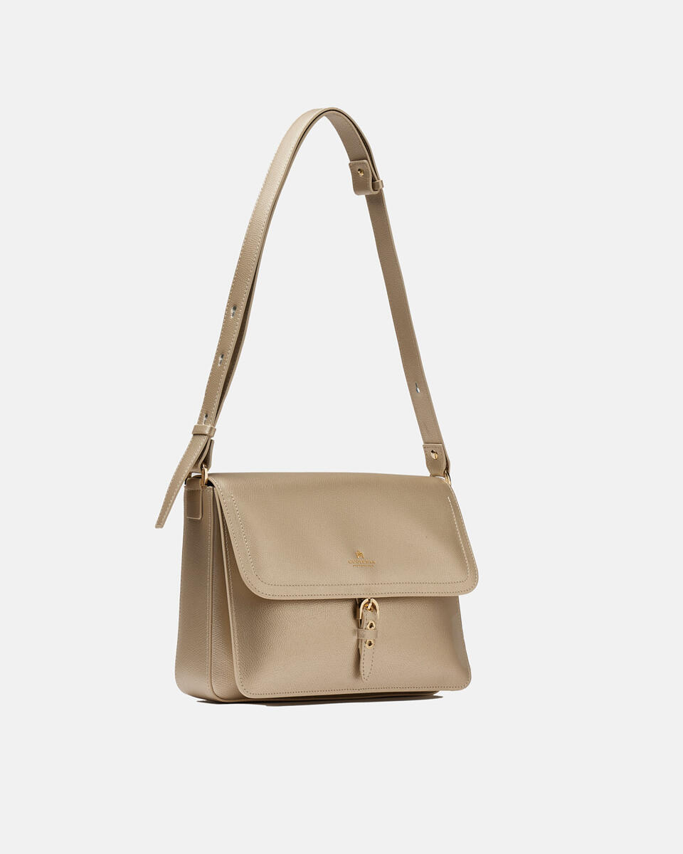 MESSENGER Gold  - Messenger Bags - Women's Bags - Bags - Cuoieria Fiorentina