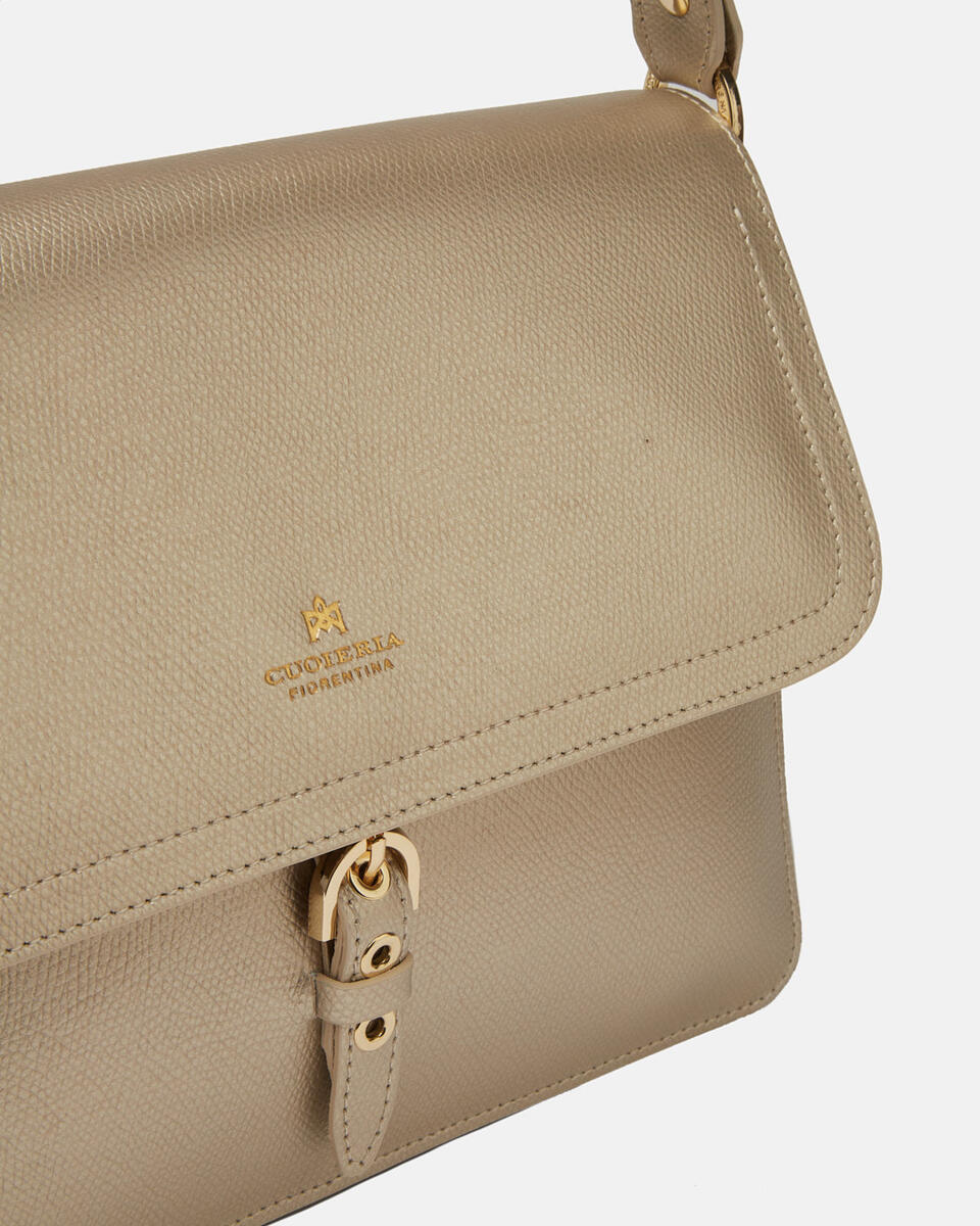 MESSENGER Gold  - Messenger Bags - Women's Bags - Bags - Cuoieria Fiorentina