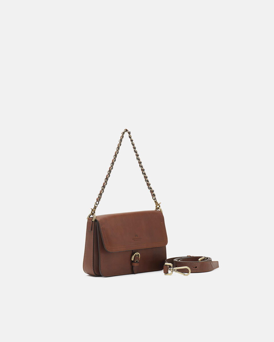 FLAP BAG Brown  - Shoulder Bags - Women's Bags - Bags - Cuoieria Fiorentina