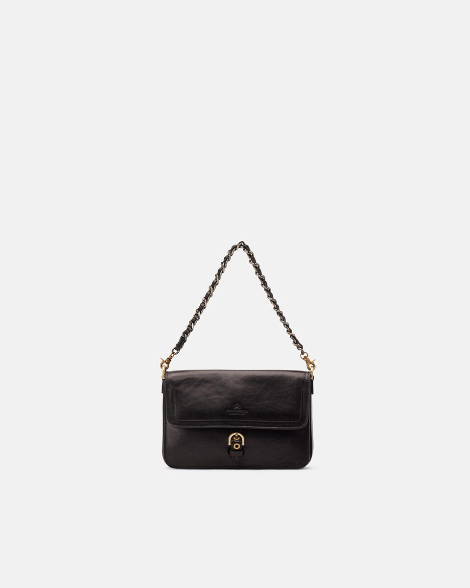 FLAP BAG Black  - Shoulder Bags - Women's Bags - Bags - Cuoieria Fiorentina