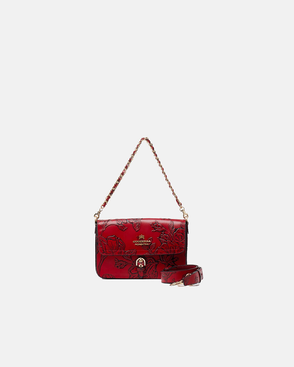 FLAP BAG Red  - Shoulder Bags - Women's Bags - Bags - Cuoieria Fiorentina