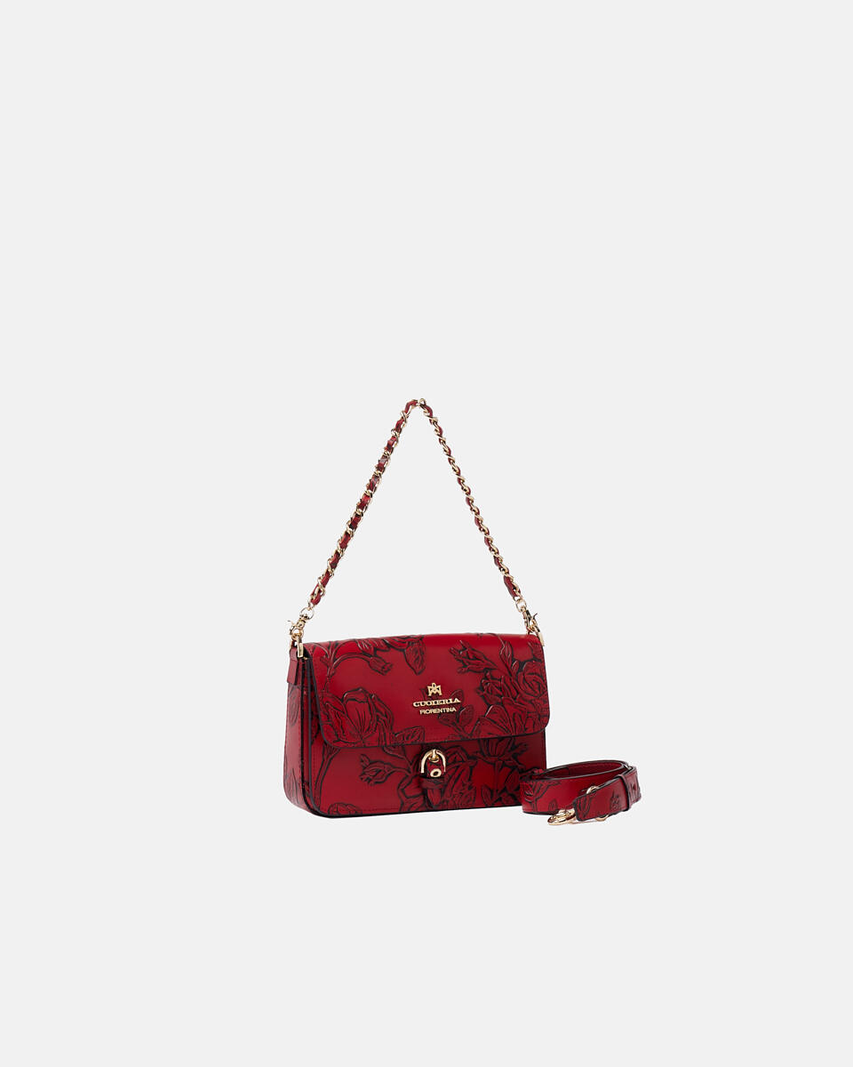FLAP BAG Red  - Shoulder Bags - Women's Bags - Bags - Cuoieria Fiorentina