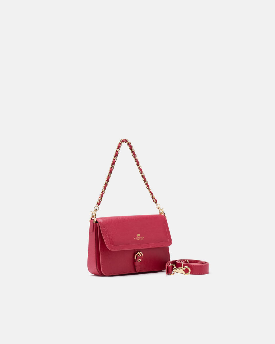 FLAP BAG Fuchsia   - Shoulder Bags - Women's Bags - Bags - Cuoieria Fiorentina