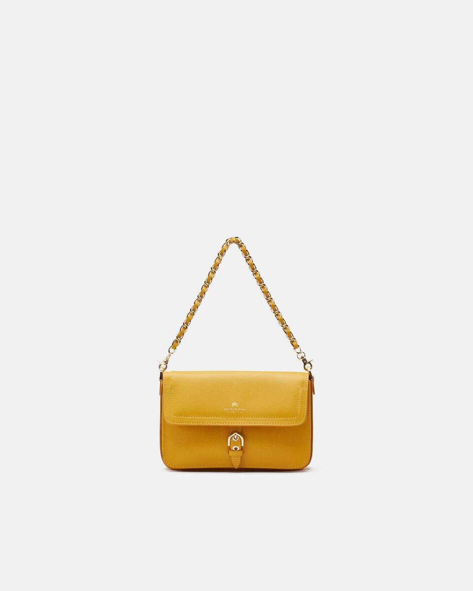 FLAP BAG Yellow  - Shoulder Bags - Women's Bags - Bags - Cuoieria Fiorentina