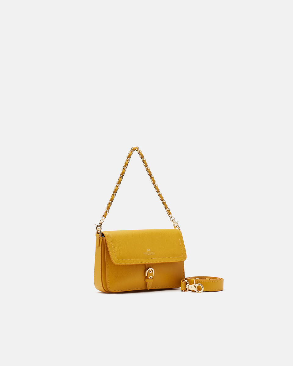 FLAP BAG Yellow  - Shoulder Bags - Women's Bags - Bags - Cuoieria Fiorentina