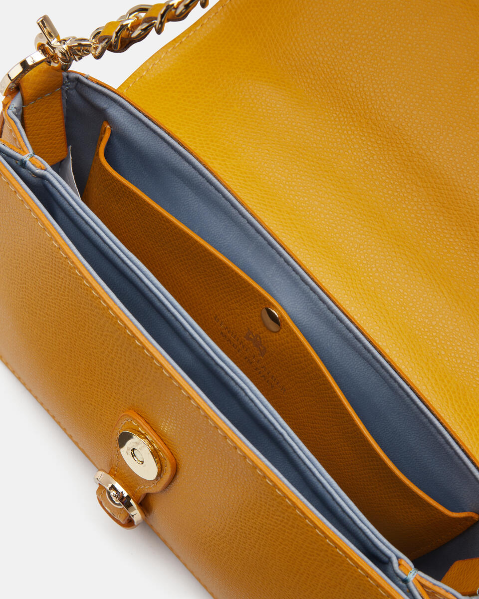 FLAP BAG Yellow  - Shoulder Bags - Women's Bags - Bags - Cuoieria Fiorentina