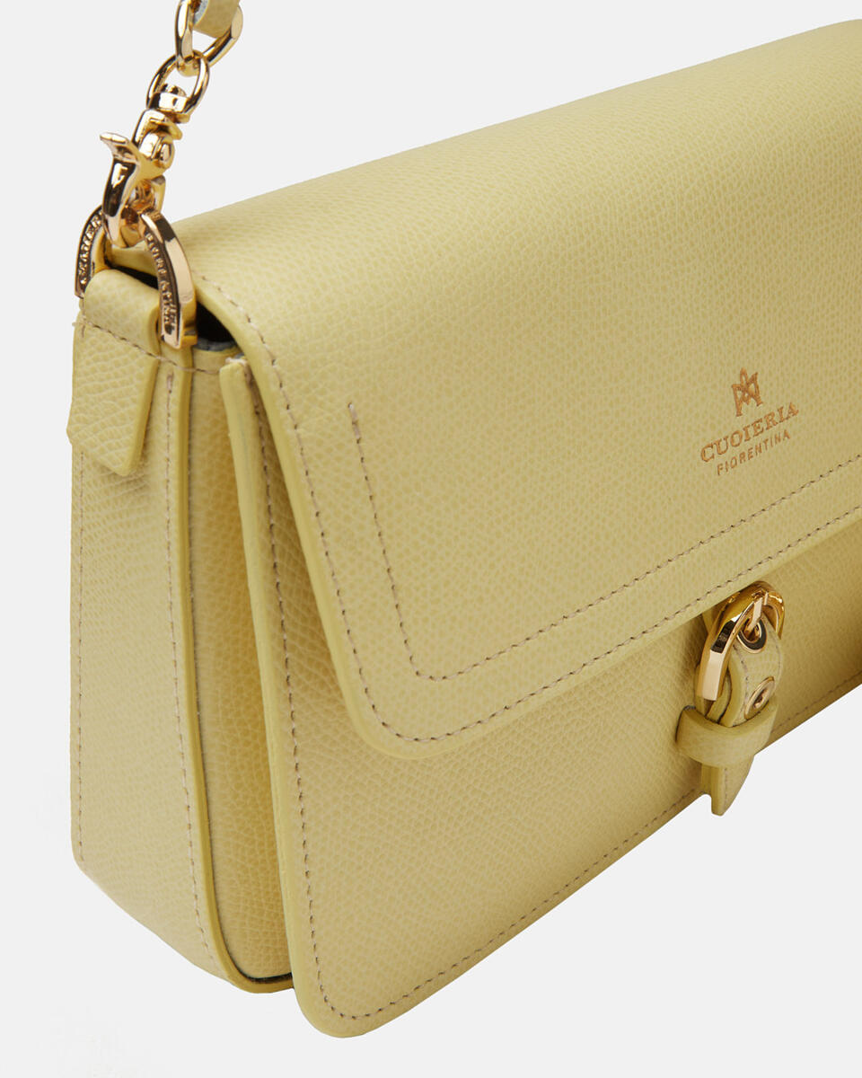 FLAP BAG Lime  - Cuoieria Fiorentina