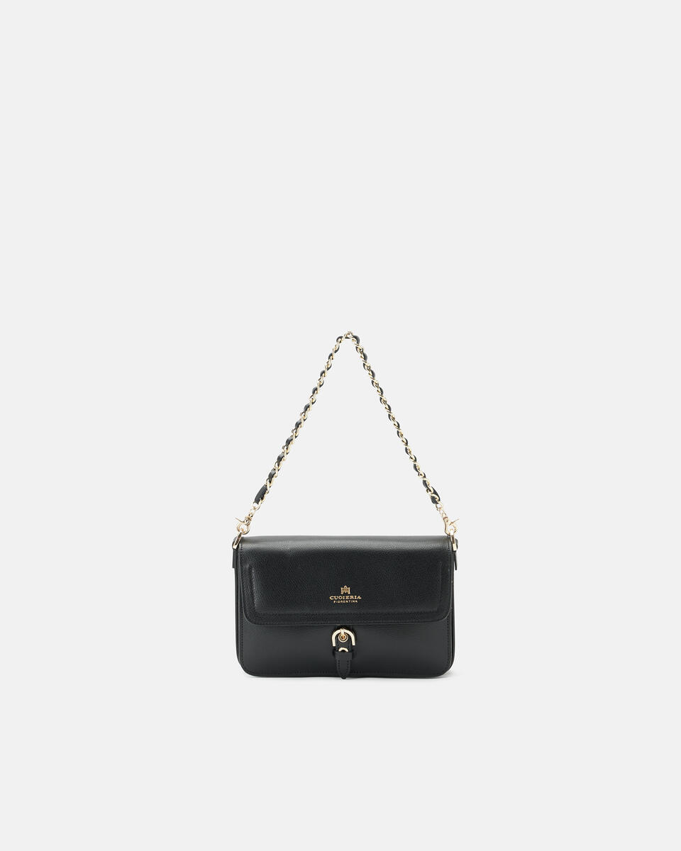 FLAP BAG Black  - Shoulder Bags - Women's Bags - Bags - Cuoieria Fiorentina