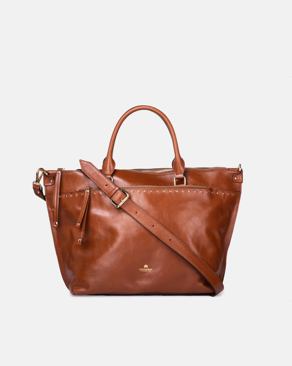 Blow lux large tote bag - TOTE BAG - BORSE DONNA | BORSE CARAMEL - TOTE BAG - BORSE DONNA | BORSECuoieria Fiorentina