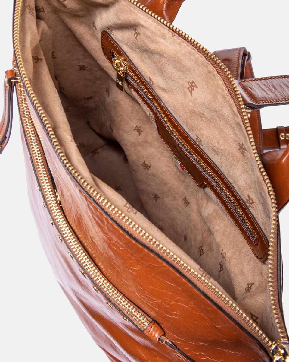 Blow lux backpack - leather backpacks - WOMEN'S BAGS | bags CARAMEL - leather backpacks - WOMEN'S BAGS | bagsCuoieria Fiorentina