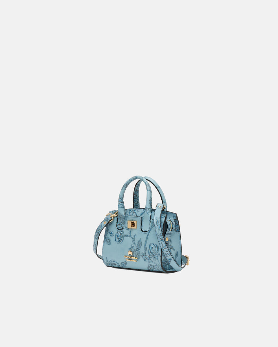 Mimi micro tote bag Celeste  - Tote Bag - Borse Donna - Borse - Cuoieria Fiorentina