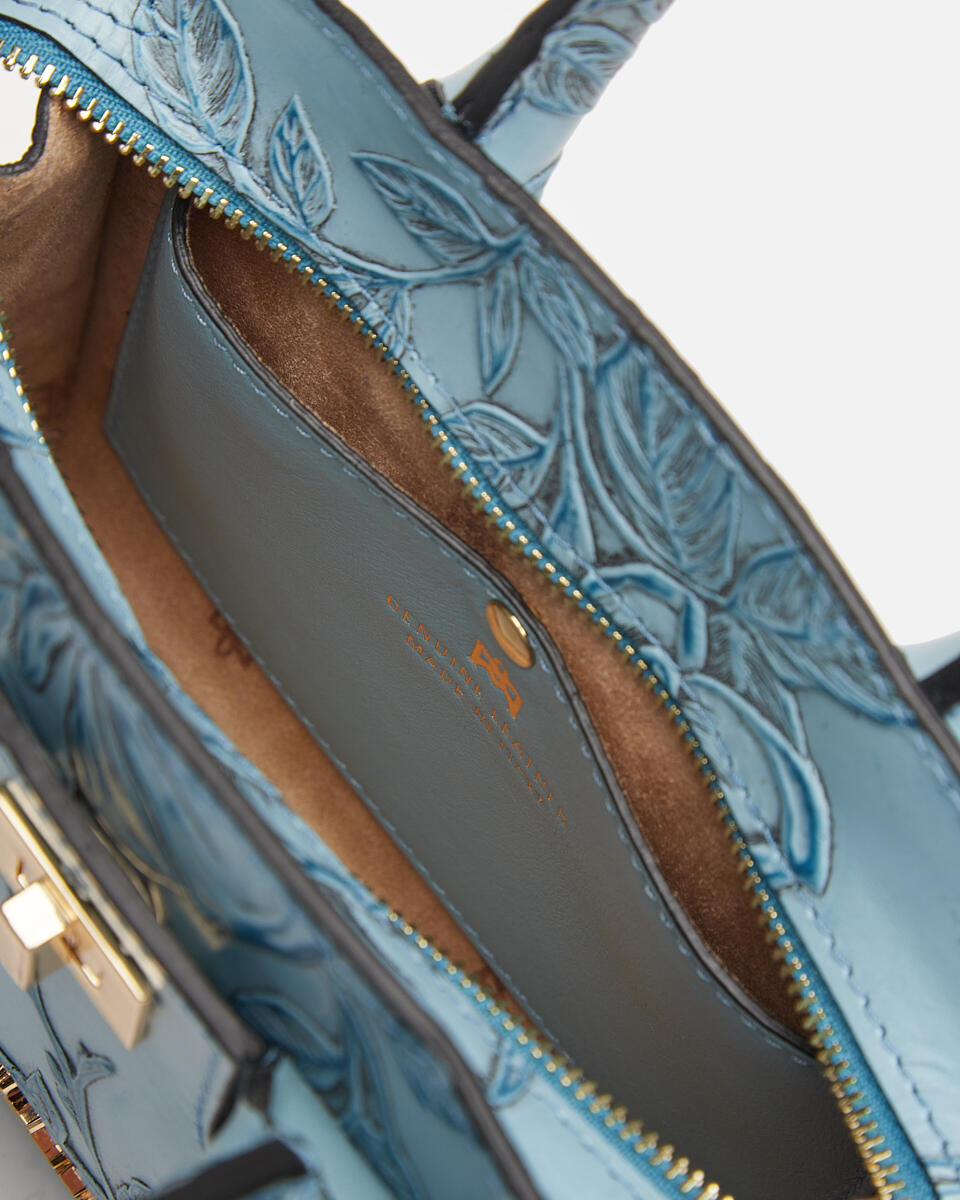 Mimi micro tote bag Celeste  - Tote Bag - Borse Donna - Borse - Cuoieria Fiorentina
