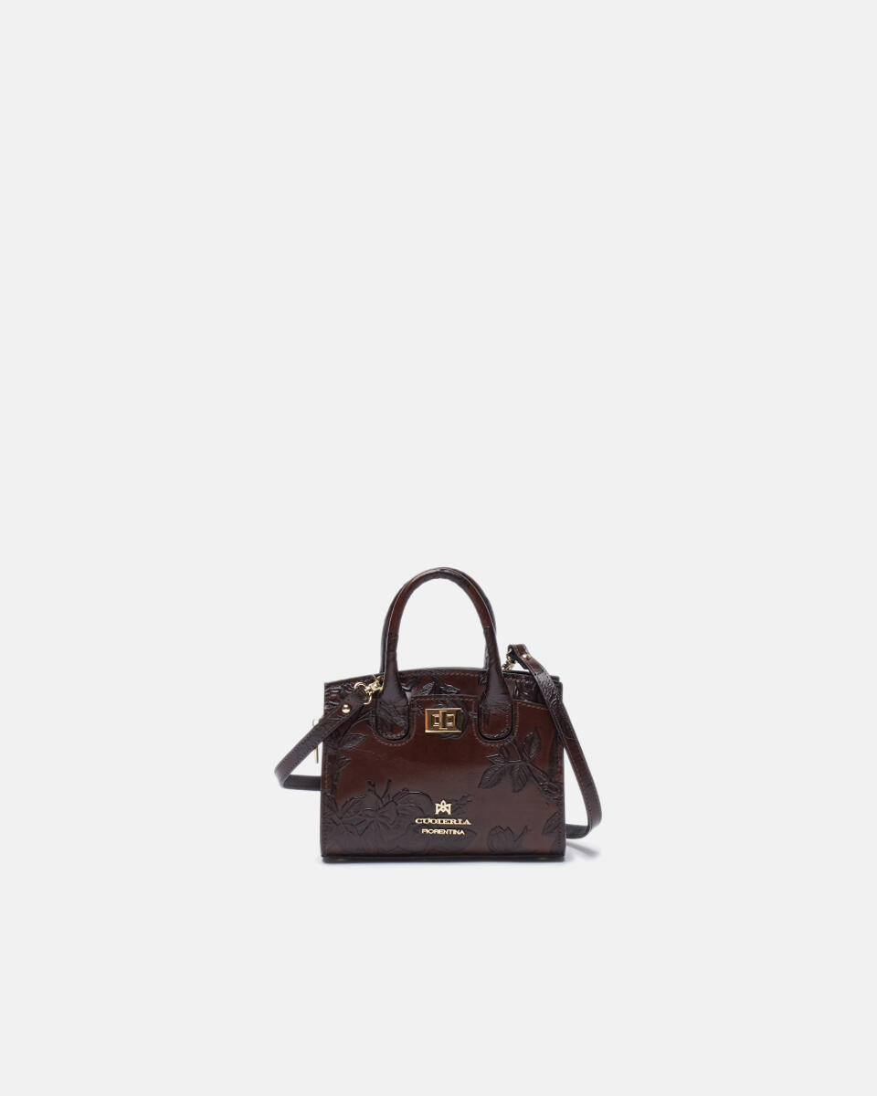 Mini tote bag Mahogany  - Tote Bag - Women's Bags - Bags - Cuoieria Fiorentina