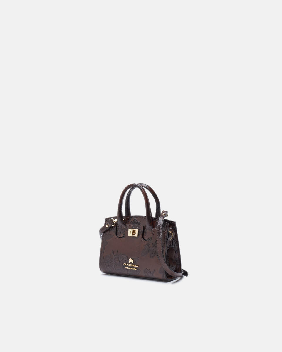 Mini tote bag Mahogany  - Tote Bag - Women's Bags - Bags - Cuoieria Fiorentina