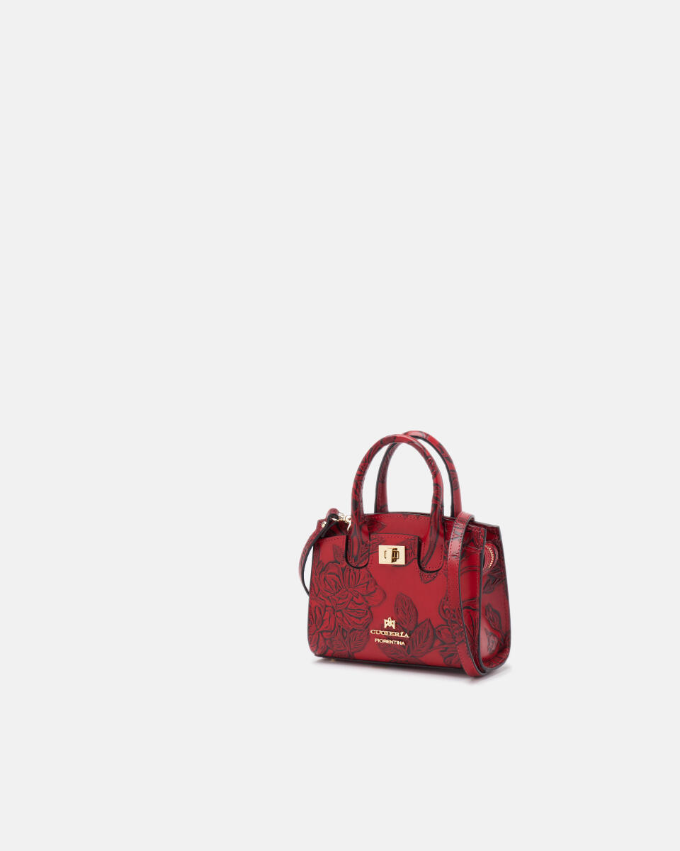 Mini tote bag Red  - Tote Bag - Women's Bags - Bags - Cuoieria Fiorentina