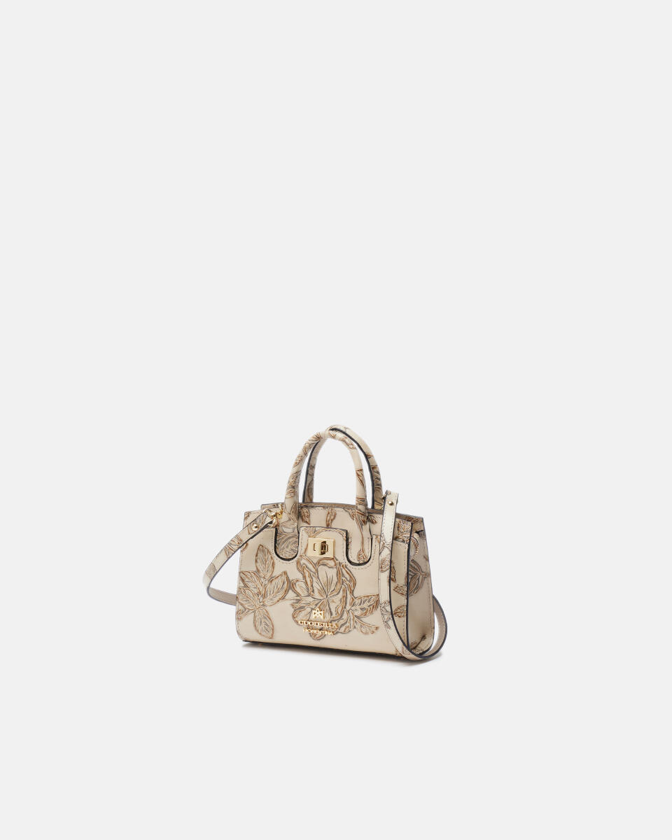 Mini tote bag Taupe  - Tote Bag - Women's Bags - Bags - Cuoieria Fiorentina