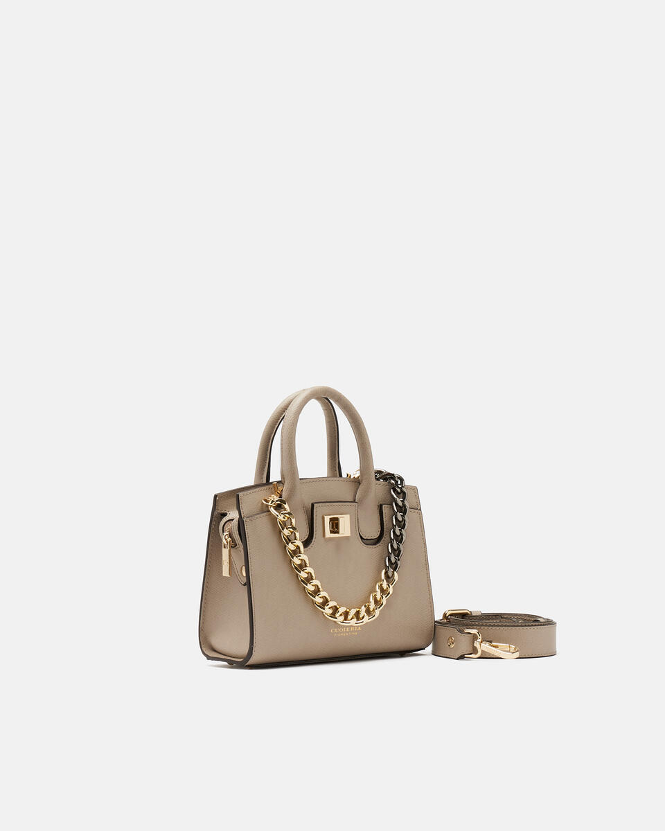 Bella micro tote bag Taupe  - Tote Bag - Borse Donna - Borse - Cuoieria Fiorentina