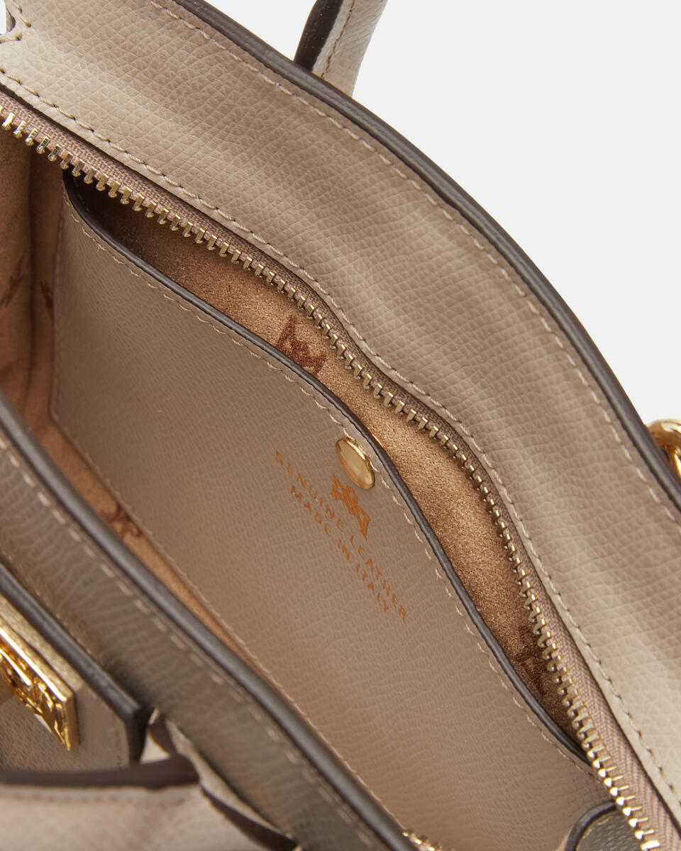 Bella micro tote bag Taupe  - Tote Bag - Borse Donna - Borse - Cuoieria Fiorentina